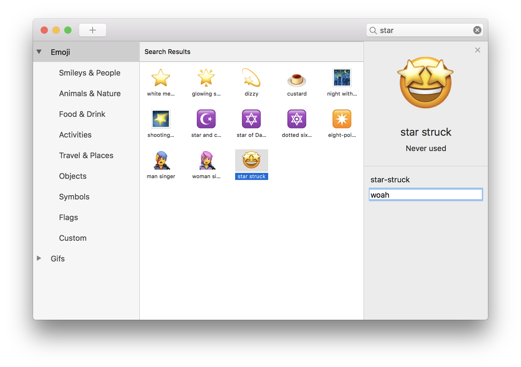 How to pull up emoji on mac