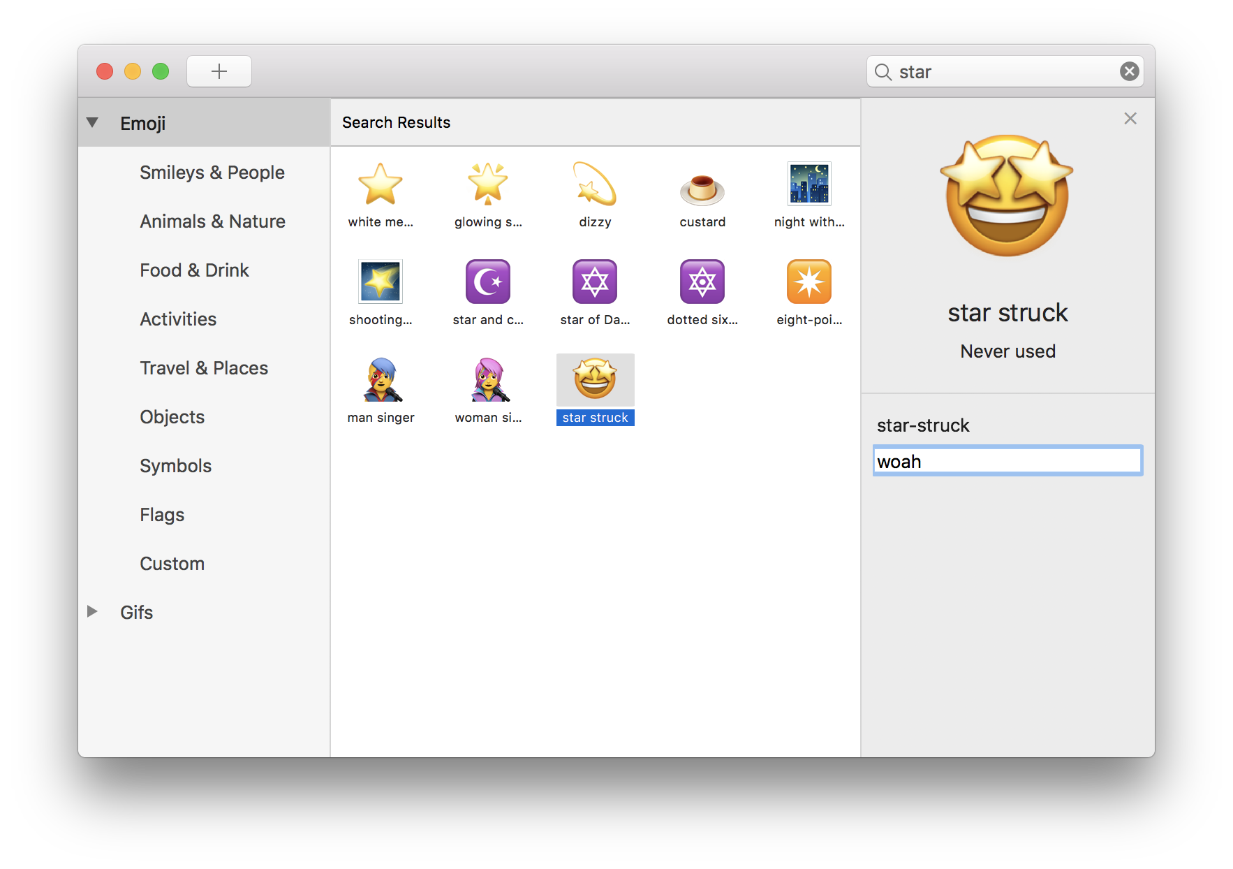 how to make emojis on mac